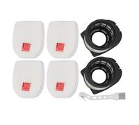 Besttoolifes Kit de repuesto de filtro de vacío Shark para IZ400/IZ420/IZ400UK/IZ420UK DuoClean Stratos, juego de fieltro de espuma de postfiltro, accesorios de aspiradora y mantenimiento