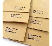 Besttoolifes Kit de sellos de goma con sello autoentintado, sello de dirección personalizado para nombre personalizado o dirección comercial, placa de tipo reutilizable, capacidad de 3 líneas,