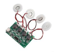 Besttoolifes Kit humidificador de 5 V con módulo de nebulización con placa de circuito controladora para nebulizadores y máquinas de niebla (A)