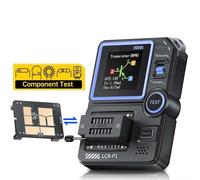 Besttoolifes LCRP1 - Probador de transistores multifuncional, LCR-P1, medidor de resistencia de capacitancia de triodo de diodo multifuncional, instrumento de prueba LCR ESR con pantalla de 1.45