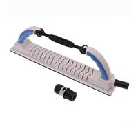 Besttoolifes Lijadora manual ajustable de 70 x 400 mm con extracción de polvo para superficies curvas, bloque de lijado flexible para paneles de yeso y madera, lijadora manual de agarre ergonómico