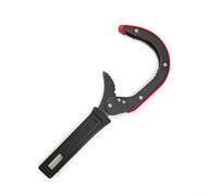 Besttoolifes Llave combinada para extracción de tapa de filtro de caldera, llave ajustable de acero forjado resistente de 76 a 89 mm, mango ergonómico de goma resistente al óxido