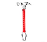Besttoolifes Llave de martillo de garra 2 en 1 con cabeza de martillo ajustable, removedor de clavos en forma de V, herramienta manual multifunción para clavos y tornillos, llave de barra de palanca C