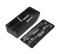 Besttoolifes M, caja de control de bicicleta eléctrica para kits de conversión de bicicletas eléctricas - Carcasa impermeable ABS con orejas de montaje, compatible con controladores de batería