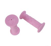 Besttoolifes Mangos de goma para manillar de bicicleta BTWIN de 14 a 16 pulgadas, material TRP empuñaduras de tubo redondo, accesorios de ciclo para niños, par de piezas de repuesto (G133 par rosa)