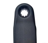 Besttoolifes Manivela de motor para bicicletas eléctricas, juego de bielas ISIS de 10 dientes compatible con BNI ISIS, aleación de aluminio para par de manivelas de bicicleta, 170 mm de longitud