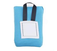 Besttoolifes Manta de viaje a prueba de arena, impermeable, de nailon, bolsillo de playa, 110 x 70 cm, fácil de llevar, plegable, para acampar al aire libre, picnic, senderismo, compacta para 1