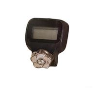 Besttoolifes Marrón, mini contador electrónico de dedos - Clicker LED de mano con apagado automático de pantalla, correa suave ajustable para tejer, ganchillo, puntuación deportiva y uso en el aula