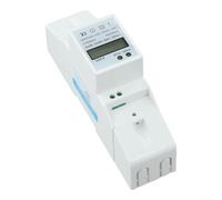 Besttoolifes Medidor de energía monofásico 220V 40A Medidor de electricidad de montaje en riel DIN con pantalla LCD, medidor de energía eléctrica kWh para consumo de energía (10(40) A)