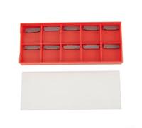 Besttoolifes MGMN200-G LDA - Juego de 10 cuchillas de carburo para ranurar, herramienta de torno de corte, molienda de precisión, inspección manual, fuerte resistencia, procesamiento a gran escala, 16