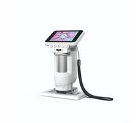 Besttoolifes Microscopio digital LCD portátil de 12 MP, pantalla de 2.8 pulgadas con 8 luces LED, lupa de cámara HD 1080P de hasta 300 aumentos para observación científica educativa (H013 blanco)