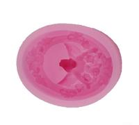 Besttoolifes Molde para hornear en forma de ángel, chocolate, cubitos de hielo, silicona de ángel lindo para hacer silicona, flexible y no apto para horno,