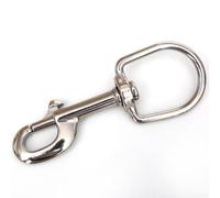 Besttoolifes Mosquetón 316 de acero con clip de doble extremo para buceo, gancho a presión con hebilla o acero inoxidable de conexión rápida para accesorios para accesorio de boya regulador giratorio