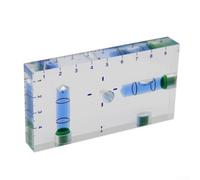 Besttoolifes Nivel de burbuja en forma de T transparente con indicador bidireccional y base magnética para uso industrial y doméstico, 95 mm