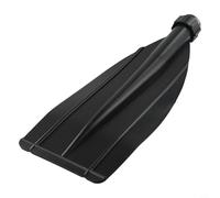 Besttoolifes Paleta de repuesto de plástico para canoa para lancha inflable, accesorio de patrón de remo de montaje duradero, cabezal portátil resistente con agujero de hoja de 299 mm a simple