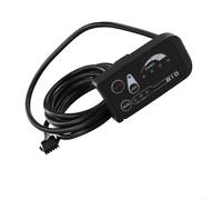 Besttoolifes Panel de visualización de bicicleta eléctrica JN Controller S810 Pantalla LED 36V 48V Memoria de engranaje, para manillar de 22.2 mm Kit de motor de scooter E-Bike Negro (impermeable)