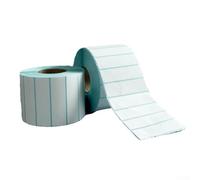 Besttoolifes Papel térmico de etiquetas de 70 x 20 mm, triple prueba de agua, resistente al aceite y autoadhesivos para impresión de códigos de barras transparente de larga duración en logística