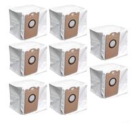Besttoolifes Paquete de 8 bolsas de recogida de polvo para aspiradora robot compatibles con Zaco A10 Pro, bolsas de almacenamiento de repuesto de material no tejido