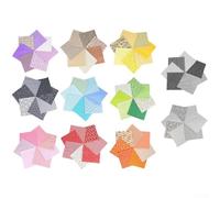 Besttoolifes Paquete de tela de retazos, 7 cuadrados de tela de algodón precortados para proyectos de acolchado, material de costura artesanal, surtido de tela hecha a mano, 25 cm x 25 cm (rojo, 25 x