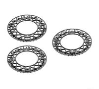 Besttoolifes para Plato MTB 34T Protección Pantalón Incluida para Plato | CNC tecnología, para resistencia, sin deformación, ideal trekking, 36T negro mate