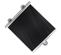 Besttoolifes Parasol enrollable para coche, oficina y dormitorio, cortina opaca con ventosa, 40 x 60 cm, pantalla retráctil con 3 ventosas