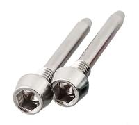 Besttoolifes Pasador de retención de pastillas de freno para MT2/4/5/6/8, perno de pinza de freno de disco de aleación de bicicleta M4 x 26 mm, paquete de 4, compatible con Magura, negro/arcoíris/oro