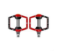 Besttoolifes Pedales de bicicleta de aluminio CNC con 3 rodamientos sellados, plataforma antideslizante ligera para bicicletas MTB Road Fixie, reposapiés de ciclismo a prueba de agua a prueba de polvo