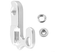 Besttoolifes Percha de desviador de bicicleta, extensor mecánico trasero, aleación de aluminio mecanizada CNC, pieza de repuesto plateada para bicicletas SCOTT, colgador de engranajes de precisión