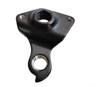 Besttoolifes Percha de desviador trasero de aluminio MTB, para eje pasante M12x1.5, adaptador de engranaje de gancho trasero de bicicleta, para bicicletas de carretera de montaña, negro