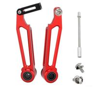 Besttoolifes Pinza de freno en V plegable para bicicleta, compatible con llanta 412 406, aleación de aluminio ligera para sistema de frenos, rebote ajustable, 20 pulgadas para bicicleta (rojo)
