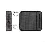 Besttoolifes Plegable senderismo para mochileros, campamentos, picnics, almohadilla ligera e impermeable con espuma EVA a prueba de humedad y nailon duradero, compacto (negro)