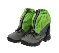 Besttoolifes Polainas de senderismo resistentes al agua con tiras reflectantes para protección de tobillos y pantalones, para exteriores, para arena, barro y terrenos húmedos, 36 cm de ancho, 62 g