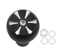 Besttoolifes Pomo de repuesto para carrete de pesca de plástico antideslizante compatible con S y marca Carry 51 x 27 mm, agarre a carretes de 16 g, resistente a la erosión (negro)