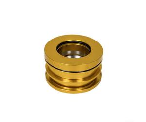 Besttoolifes Potencia Recta 44mm 28.6mm Sellada Impermeable | Doble cojinete precisión, para suave sin para resistencia, estructura reforzada, aluminio CNC, instalación fácil(Golden)