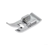 Besttoolifes Prensatelas dentadas de vástago bajo para máquinas de coser, pie de puntada en zigzag compatible con todos los modelos, pie plateado para máquina de coser