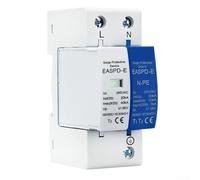 Besttoolifes Protector de sobretensiones para sistemas eléctricos domésticos, tipo T1 T2 para, pararrayos de voltaje de CA de 385 V, protección de bajo voltaje 275 V, certificado IEC 61643-1, 20 kA/40