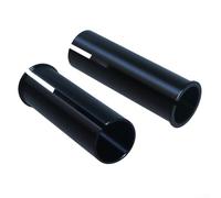Besttoolifes Reductor de tija de sillín de 22.2 a 25.4, juego de adaptadores de tubo de sillín de aleación de aluminio, manga de conversión ligera para bicicleta de montaña y actualización de tija de