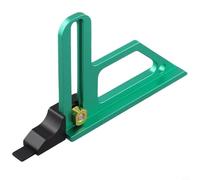 Besttoolifes Regla de medición de altura de sierra de mesa ajustable de 0 a 60 mm con escala métrica y para escala imperial para carpintería, ajuste de altura, medidor de profundidad de aleación de