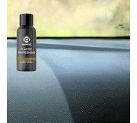 Besttoolifes Restaurador de plástico para molduras exteriores de coche, aceite con sílice y resina, limpieza profunda rápida para parachoques, camiones y motocicletas (30 ml)