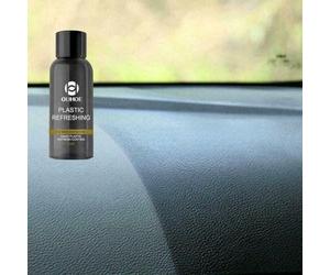 Besttoolifes Restaurador de plástico para molduras exteriores de coche, aceite con sílice y resina, limpieza profunda rápida para parachoques, camiones y motocicletas (30 ml)