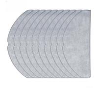 Besttoolifes Robot - Juego de paños de limpieza de microfibra compatibles con Eve RookS R1D Edge Lydsto R1 para MiWhole M9 Lite (10 unidades)