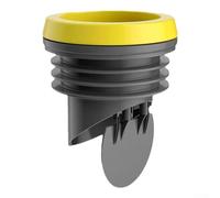 Besttoolifes Sello de brida de inodoro con válvula antireflujo, base de drenaje de silicona a prueba de fugas para fontanería de baño