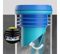 Besttoolifes Sello de brida de inodoro con válvula antireflujo, base de drenaje de silicona duradera para una instalación a prueba de fugas, compatible con inodoros estándar