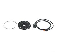 Besttoolifes Sensor de asistencia de pedal de 12 imanes para eléctrico para disco dividido, sensor de velocidad de cadencia con indicador LED, compatible con soporte inferior izquierdo D12L Plus