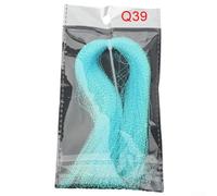 Besttoolifes Señuelo trenzado de 5 g para atar en espiral, fibras sintéticas brillantes UV para moscas de salmón Steelhead y moscas de agua salada, anzuelo de composición (39 azul poco profundo, peso