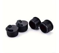 Besttoolifes Set 4 Tapones Drenaje para Kayak PVC Flexible Anti-Fugas Set | Material PVC flexible, tamaño 4.3x4x3.1cm, sellado hermético, ideal para kayak , color negro