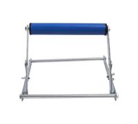Besttoolifes Soporte ajustable para máquina de corte, 55-135 mm de altura ajustable de metal con marco de trípode plegable para elevación de banco de trabajo y auxiliar (azul)