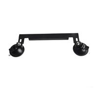 Besttoolifes Soporte de montaje de vehículo para Mini, kit de ventosa de aleación de aluminio negro, fijación segura para techos solares de coche y superficies lisas durante el viaje