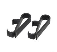 Besttoolifes Soporte para visera solar de automóvil para Ooono CoDriver1, soporte de bisel de plástico para cámara interior con ajuste, paquete de 2 (negro negro)