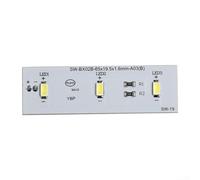 Besttoolifes SW-BX02B Frigorífico LED Tira de luz, Congelador Led Light Asamblea 49031078 Refrigerador Iluminación, para Hoover, Candy, 1/2 piezas (1 unidad)